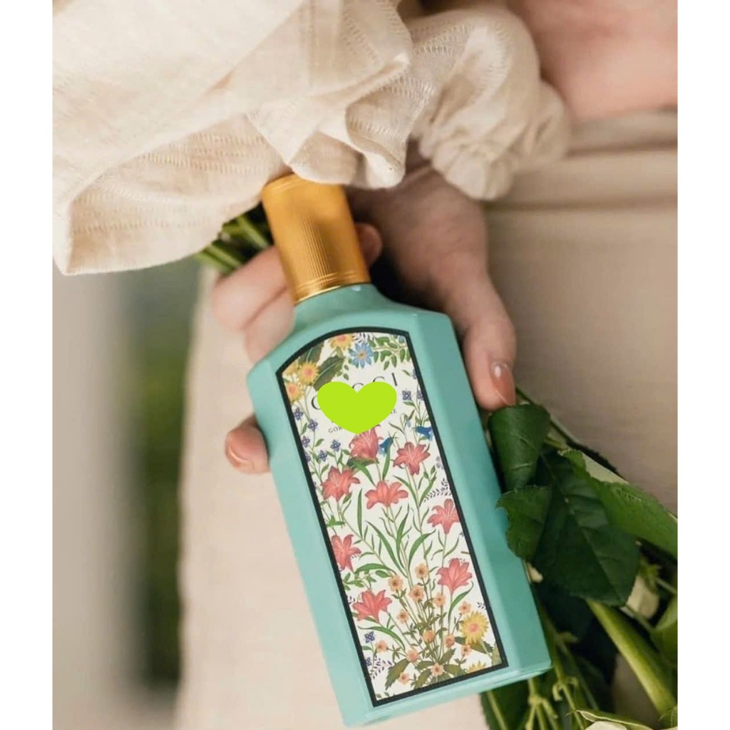 (Chính hãng) Nước Hoa 🄶🅄🄲🄲🄸 🄵🄻🄾🅁🄰 Gorgeous Jasmine EDP (Xanh)