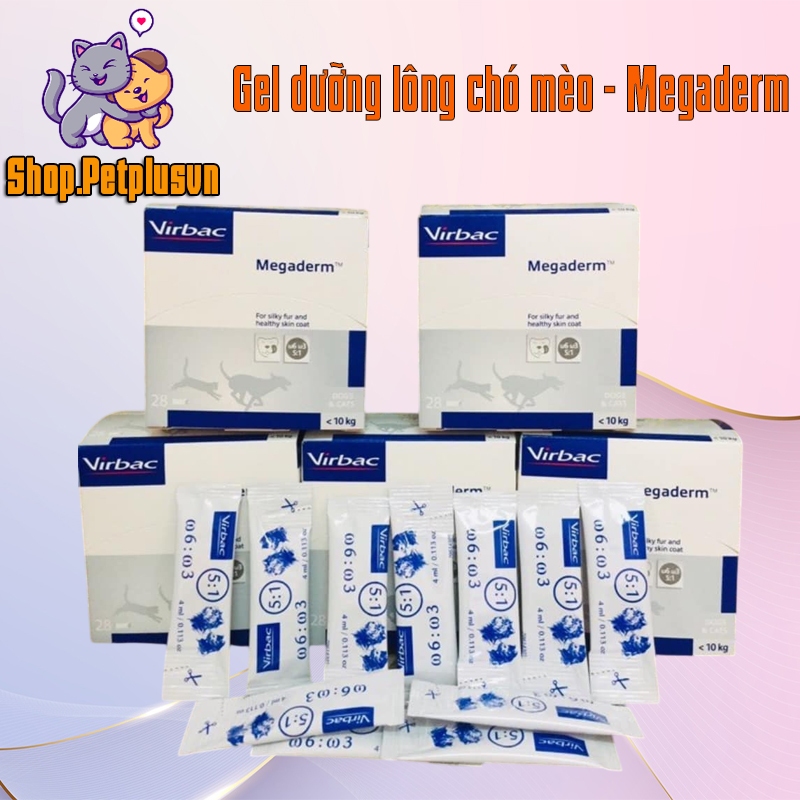 Megaderm Gel chăm sóc da lông cho chó mèo