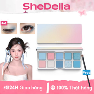  SHEDELLA Bảng phấn mắt Bảng phấn mắt nổi bật tất cả trong một 10 màu 