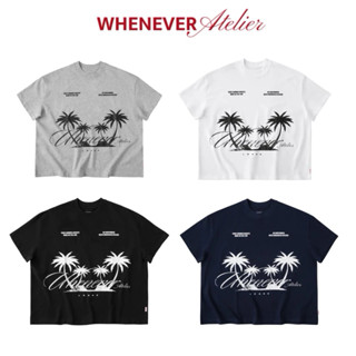  Áo Thun Nam Nữ Whenever Cây Dừa Hình In Cao Cấp Form Unisex Vải Cotton 2 chiều Full Tag Mạc Chuẩn 