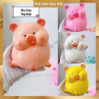 Heo đất tiết kiệm đẹp cute, ống con lợn đất dễ thương hình con heo má ú , heo má ú bánh bao cute - được xem hàng trước