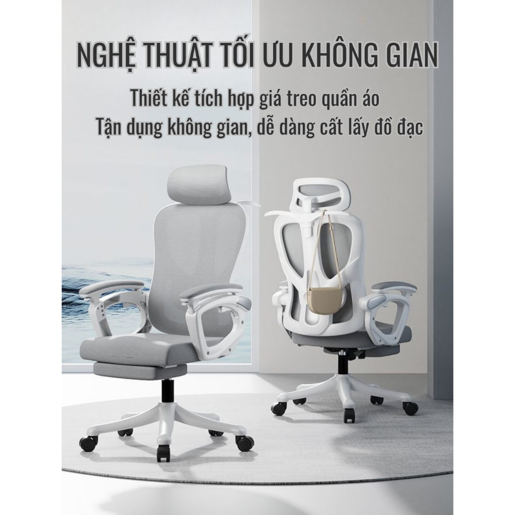 Ghế Công Thái Học Resdani CTH-72-LXR, Tay Nâng Điều Chỉnh , Nệm Lưới Tựa Đầu 3D ,Góc Ngả 125 Độ Gác Chân | BigBuy360 - bigbuy360.vn