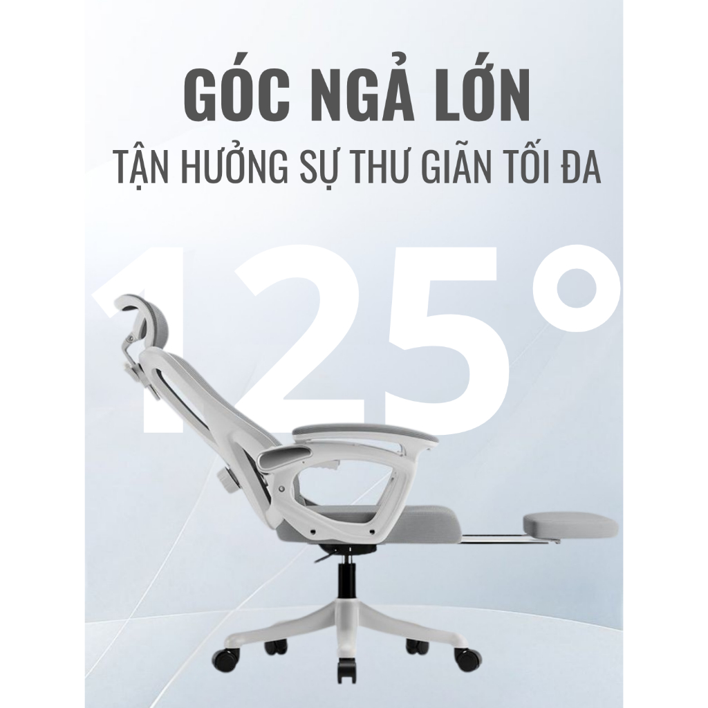 Ghế Công Thái Học Resdani CTH-72-LXR, Tay Nâng Điều Chỉnh , Nệm Lưới Tựa Đầu 3D ,Góc Ngả 125 Độ Gác Chân | BigBuy360 - bigbuy360.vn