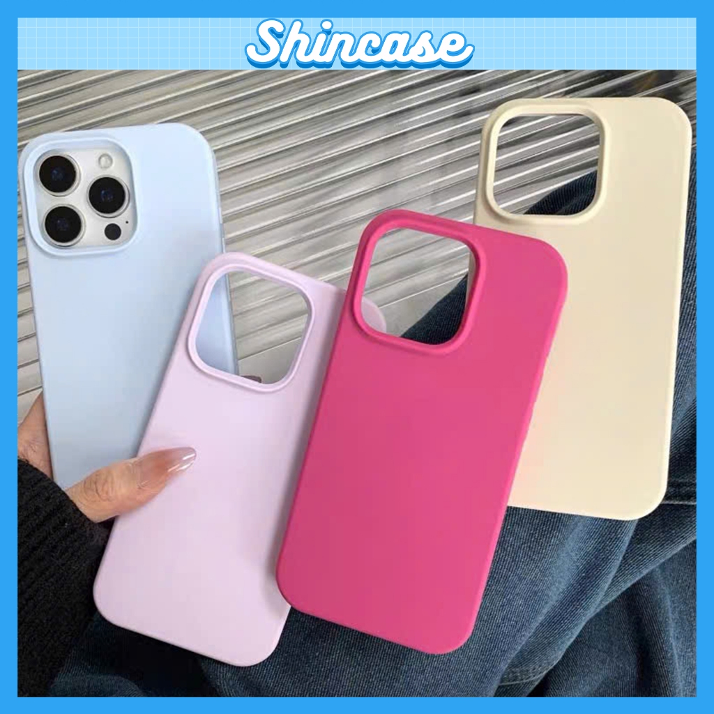 Ốp Lưng iPhone Màu Pastel Chống Bẩn Lót Nhung, Chống Sốc - iP…