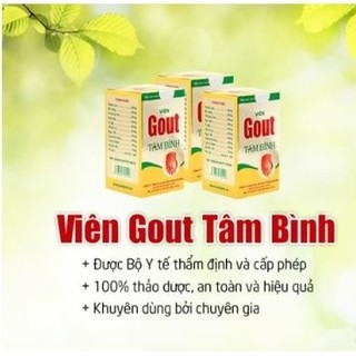 Viên Gout Tâm Bình (Hộp 60 viên)