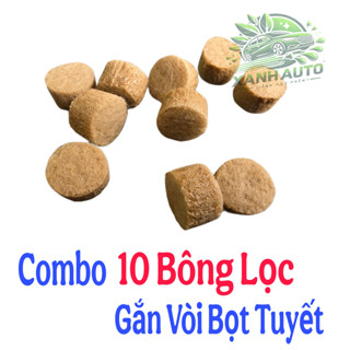  10 Bông Lọc Dùng Thay Thế Trong Vòi Xịt Bọt Tuyết Rửa Xe Máy Ô Tô 