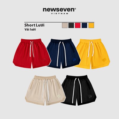 [NEWSEVEN] Quần Short Nam NEWSEVEN Vải Lưới Mềm NQS.432