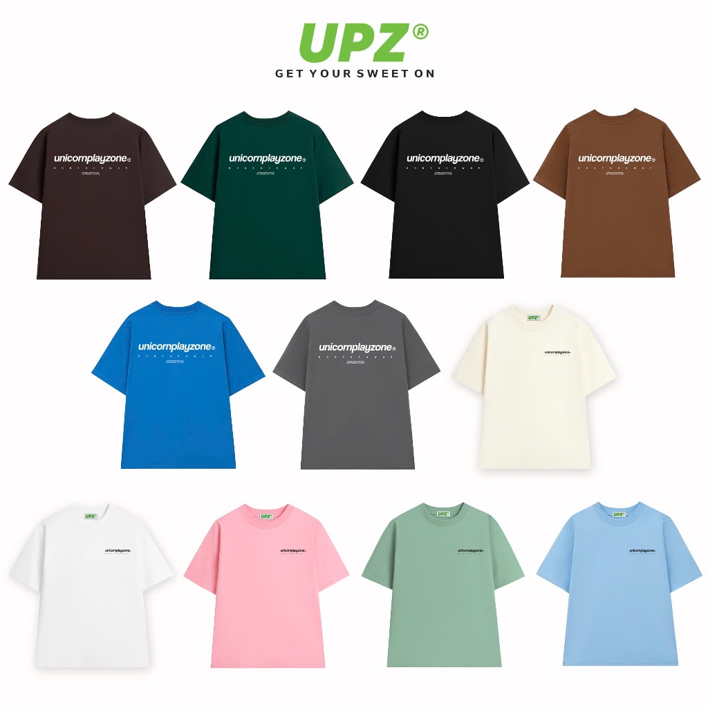 UPZ Áo Thun Oversize Unisex Cơ Bản SS1 (11 Màu)