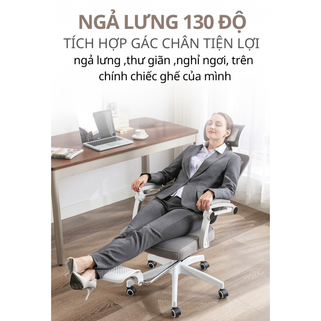 Ghế Công Thái Học Resdani CTH-72-LXR, Tay Nâng Điều Chỉnh , Nệm Lưới Tựa Đầu 3D ,Góc Ngả 125 Độ Gác Chân | BigBuy360 - bigbuy360.vn