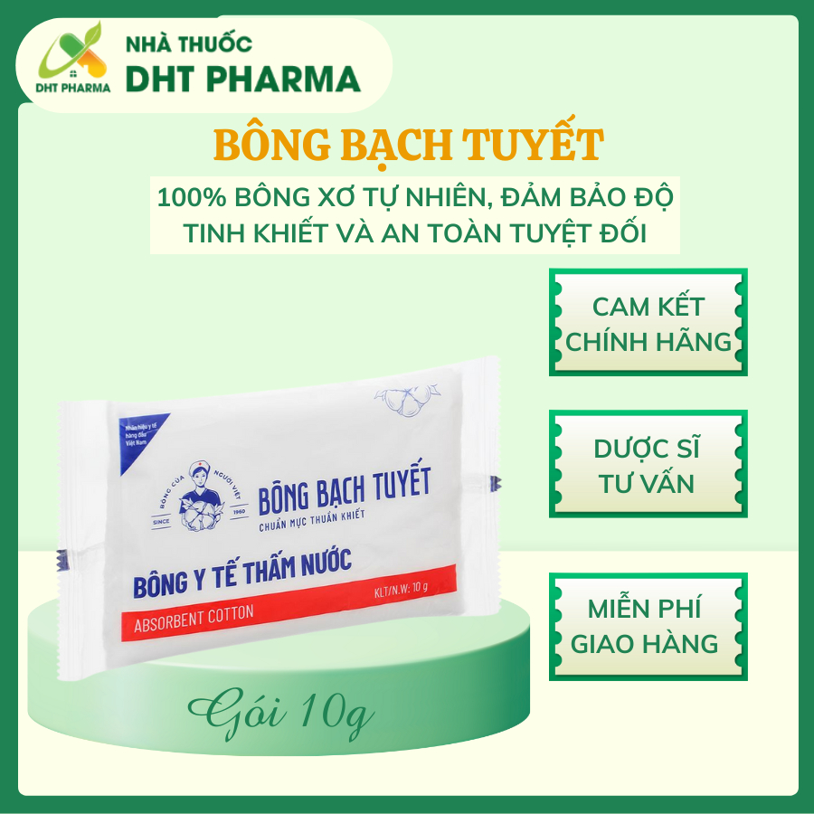 Bông bạch tuyết thấm nước (túi 10g)