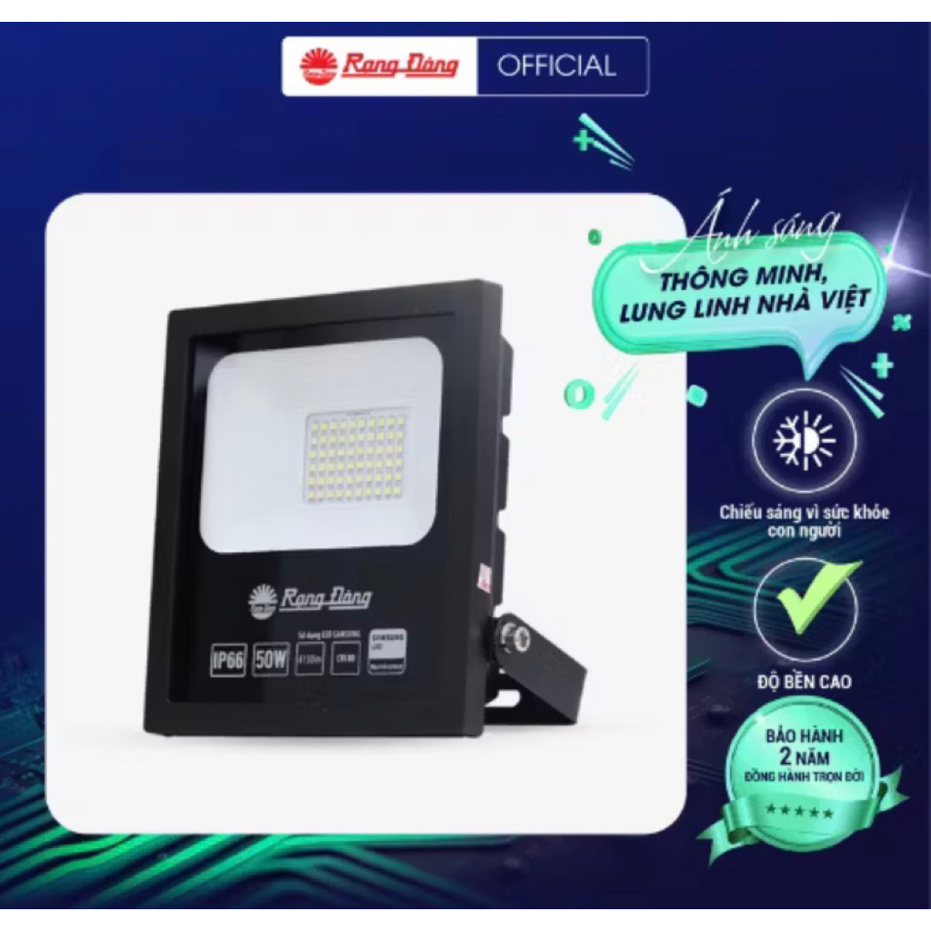 Đèn pha Led Rạng Đông 50W model CP06 50W