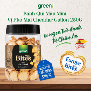  Bánh qui mặn mini vị phô mai cheddar Gullon nhập khẩu Tây Ban Nha 250g 