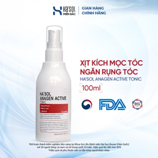  Xịt Dưỡng HASOL Kích Mọc Ngăn Rụng Nuôi Dưỡng Da Đầu Nang Tóc Chắc Khỏe - Ha'sol Anagen Active Tonic 100ML 