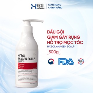  Dầu Gội Đỏ HASOL Giảm Rụng Tóc Hỗ Trợ Mọc Tóc Dùng Cho Tóc Rụng Mỏng Và Yếu - Ha'sol Anagen Scalp Shampoo 500ml 