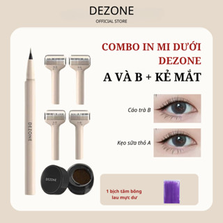   BẢNG NÂNG CẤP  Set Kẻ Mắt Nước - Bút In Mi Dưới 2IN1 DEZONE Nét Mảnh Siêu Lì 