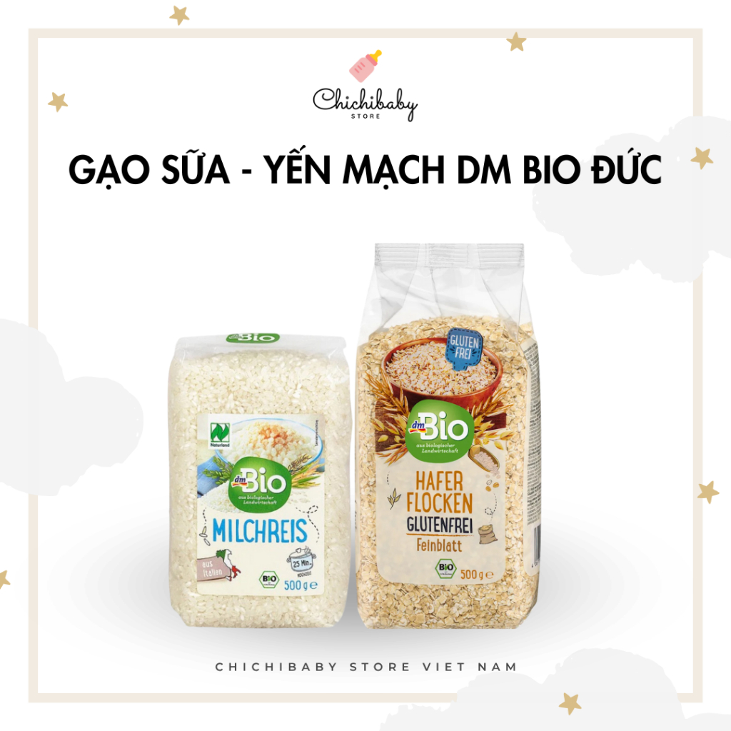Gạo Sữa - Yến mạch Dm Bio của Đức