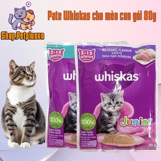 10 gói Pate Whiskas Junior cho mèo con gói 80g