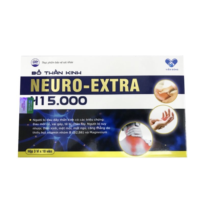 viên uống Neuro-Extra H15.000 - Hỗ trợ cải thiện trí nhớ, suy nhược thần kinh