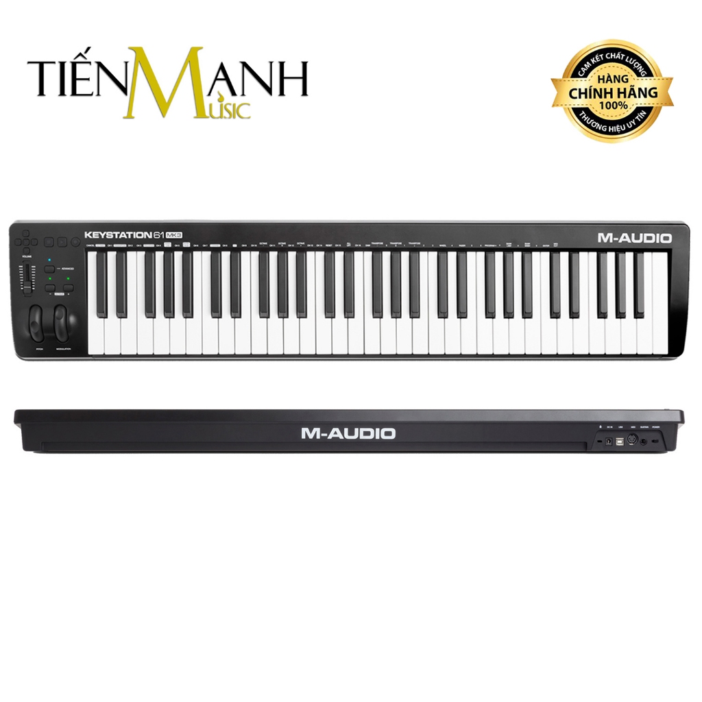 Midi Keyboard Controller M-Audio Keystation 61 Phím MK3 - Bàn Phím Sáng Tác Sản Xuất MAudio MKIII