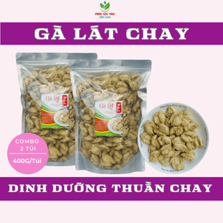 [Combo 2 túi] Gà lát chay Phúc Lộc Thọ sản xuất theo công nghệ Nhật Bản (Túi 400g)- Loại Đặc Biệt thực phẩm chay khô