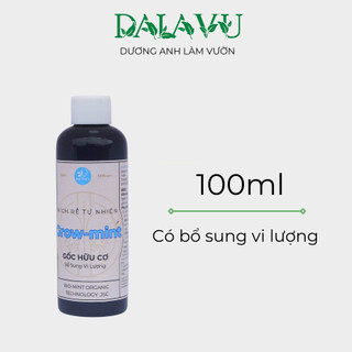 Kích rễ Grow-mint | kích rễ gốc hữu cơ | giâm chiết cành, phục hồi cây yếu | Lọ 100ml pha 10L nước