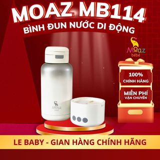   TẶNG TÚI VẢI  Bình đun nước pha sữa di động cao cấp Moaz bebe MB114 | Dung tích 500ml | Pin sạc 