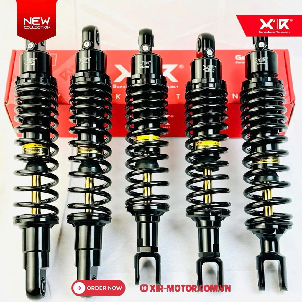 Phuộc X1R ĐEN TI VÀNG Wave,Dream,AirBlade,Vario
