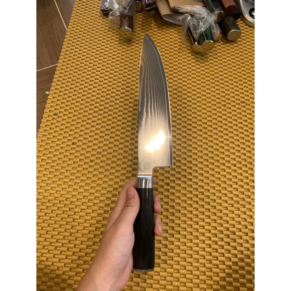 Dao bếp guyto damascus lõi vg10 nhật bản gt01