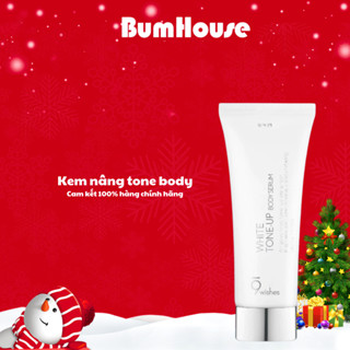   Mới  Tinh Chất Dưỡng Sáng & Nâng Tone Da Wishes SPF 21+++ White Tone-up Body Serum 150ml_Olay 