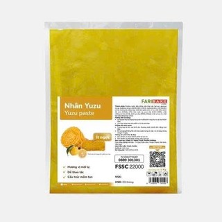 Nhân mới 2025 ít ngọt - Nhân Trung Thu Yuzu Faribake Farina 1kg - hanadolambanh