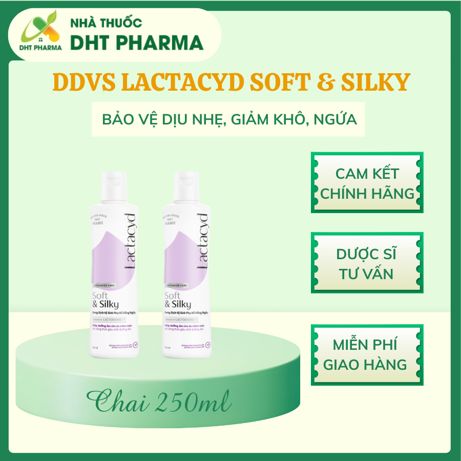 Dung dịch vệ sinh Lactacyd Soft & Sillky (chai 250ml)