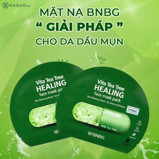 Mặt Nạ Giấy Vitamin BNBG Vita Genic Jelly Mask Dưỡng Ẩm, Hỗ Trợ Dưỡng Trắng 30ml Duduhouse