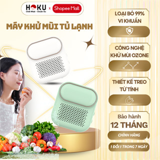 Máy Khử Trùng Khử Mùi Tủ Lạnh HOKU Khử Khuẩn Công Nghệ Ozone, Làm Sạch Toàn Diện, Pin Dùng Lâu-KMT01