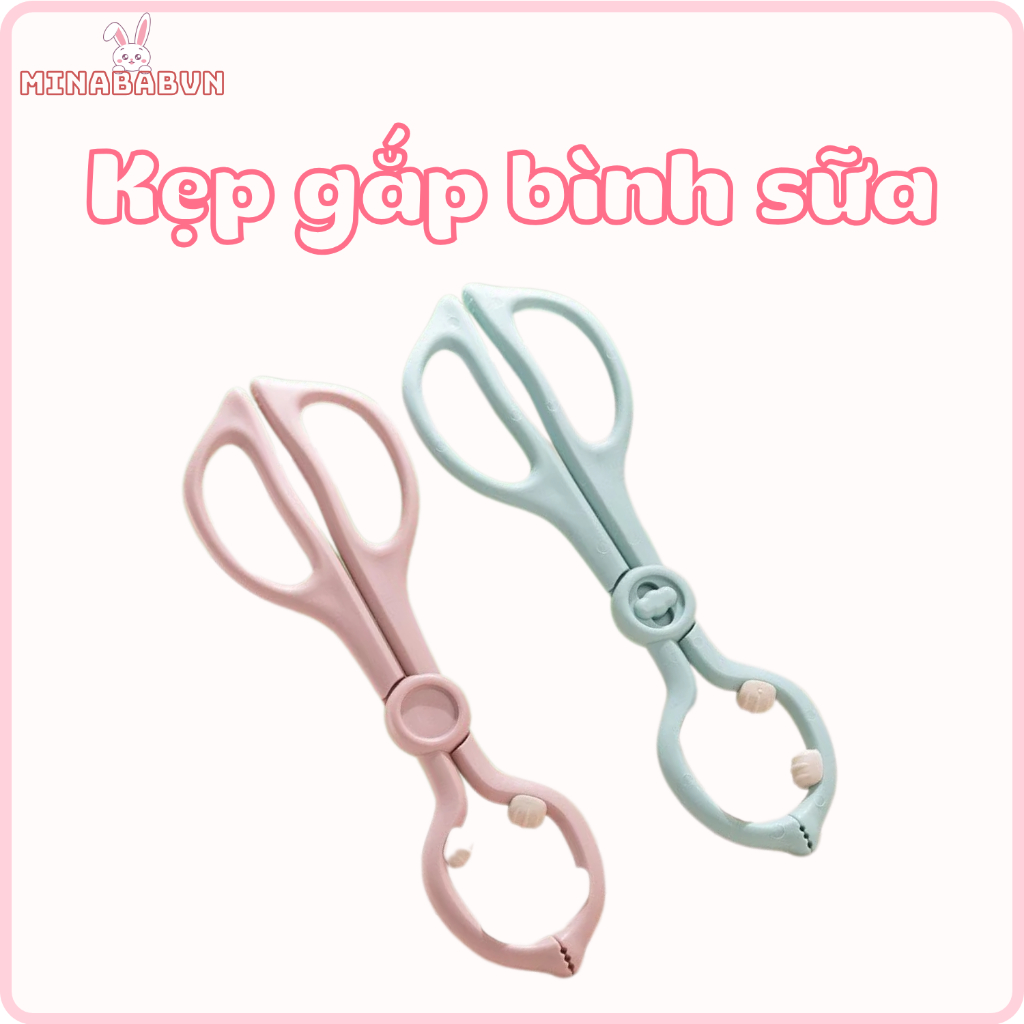 Kẹp Gắp Bình Sữa Tiệt Trùng Chống Trượt, Dụng Cụ Gắp Bình Sữa Cao Cấp An Toàn Chịu Nhiệt