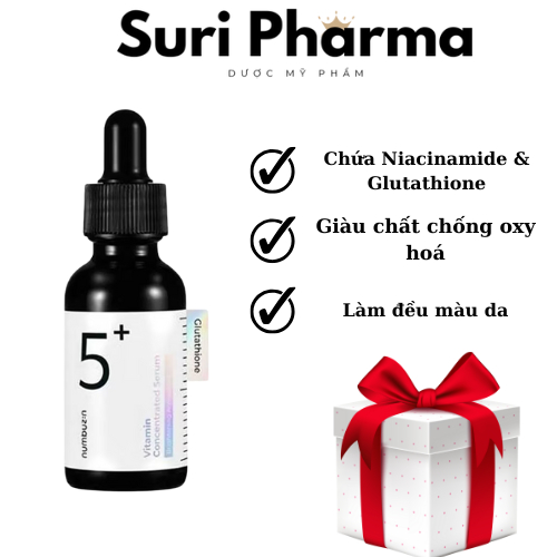 [CHÍNH HÃNG] Serum Numbuzin no 5 Sáng Da Mờ Thâm Nám Numbuzin No.5 Vitamin Concentrated - Serum Dưỡn