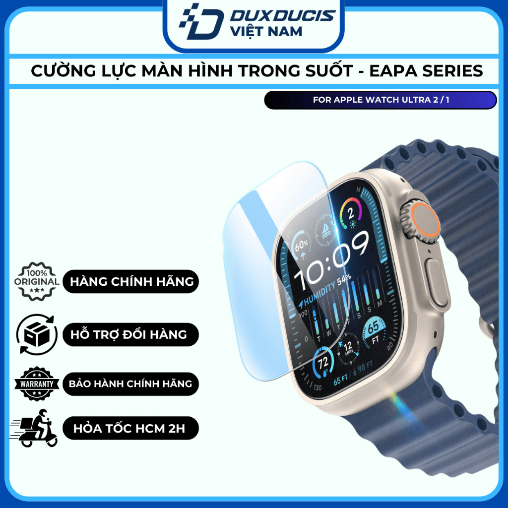 Miếng Dán Màn Hình Cường Lực Dux Ducis cho Apple Watch Ultra 2 / 1,Eapa Series Tempered Glass Screen