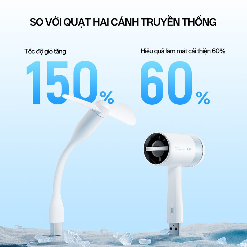 Quạt Cầm tay CUKTECH | 38.000 Vòng/ Phút |3 Chế Độ Gió |  Nhỏ Gọn | Bảo Hành 18 Tháng  BF01 | BigBuy360 - bigbuy360.vn