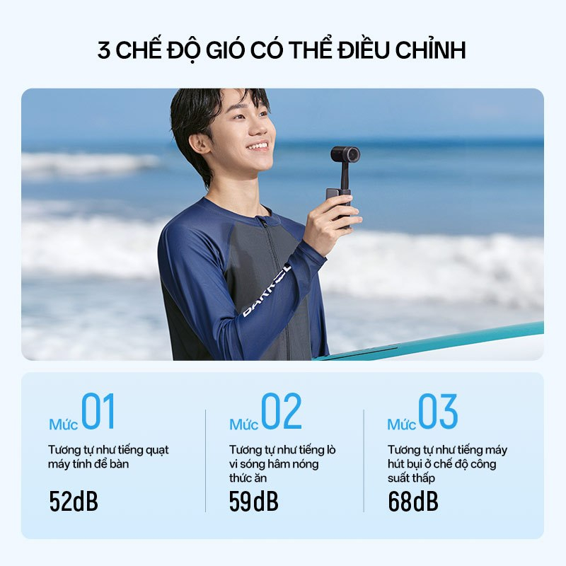 Quạt Cầm tay CUKTECH | 38.000 Vòng/ Phút |3 Chế Độ Gió |  Nhỏ Gọn | Bảo Hành 18 Tháng  BF01 | BigBuy360 - bigbuy360.vn