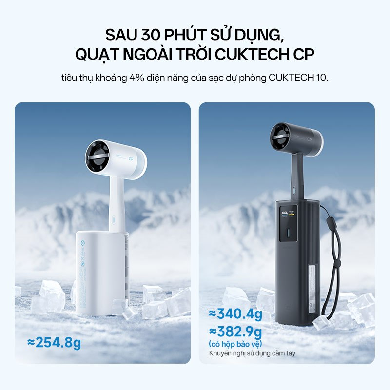 Quạt Cầm tay CUKTECH | 38.000 Vòng/ Phút |3 Chế Độ Gió |  Nhỏ Gọn | Bảo Hành 18 Tháng  BF01 | BigBuy360 - bigbuy360.vn