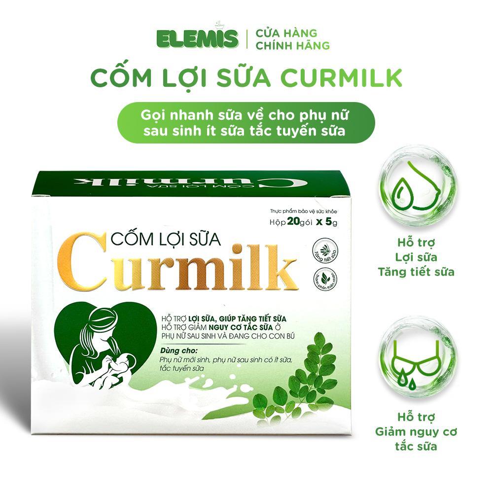 Cốm lợi sữa Curmilk dành cho Mẹ Bỉm (Hộp 20 gói)