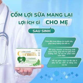 Cốm lợi sữa Curmilk dành cho Mẹ Bỉm (Hộp 20 gói)