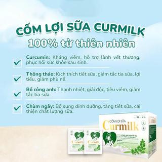 Cốm lợi sữa Curmilk dành cho Mẹ Bỉm (Hộp 20 gói)