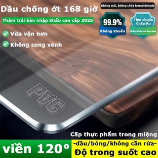  Khăn trải bàn PVC Trong Suốt cao cấp Trong suốt như kính chống xước hiệu quả 