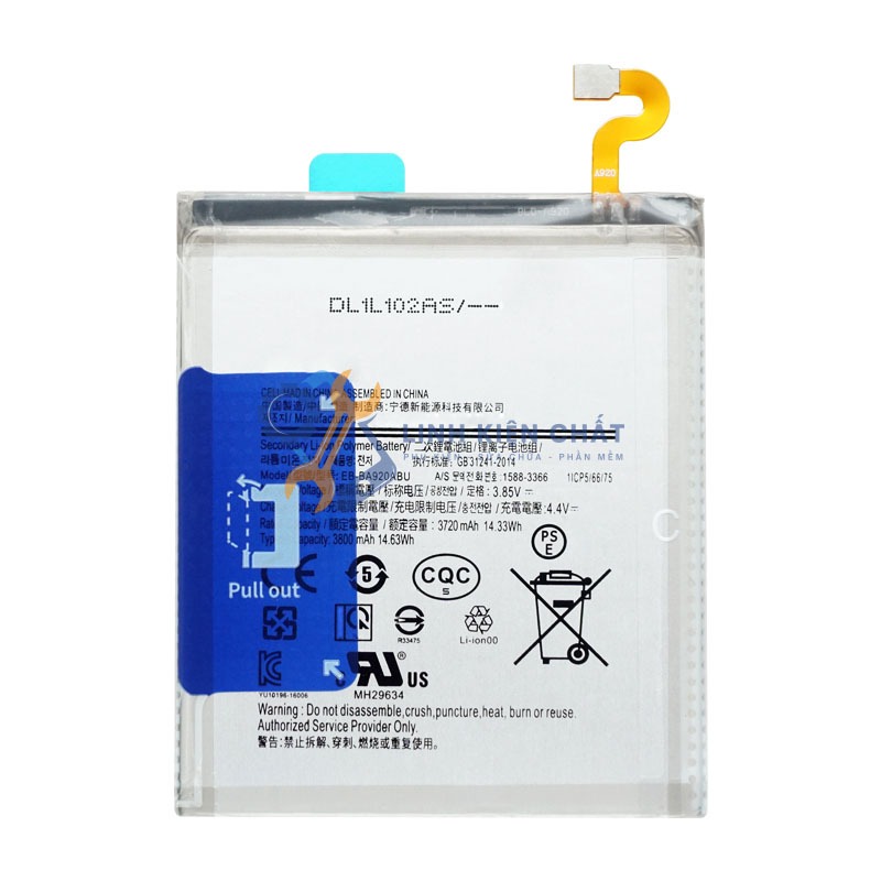 Pin dành cho điện thoại Samsung EB-BA920ABU / Galaxy A9 2018 / A920F / A920 Zin