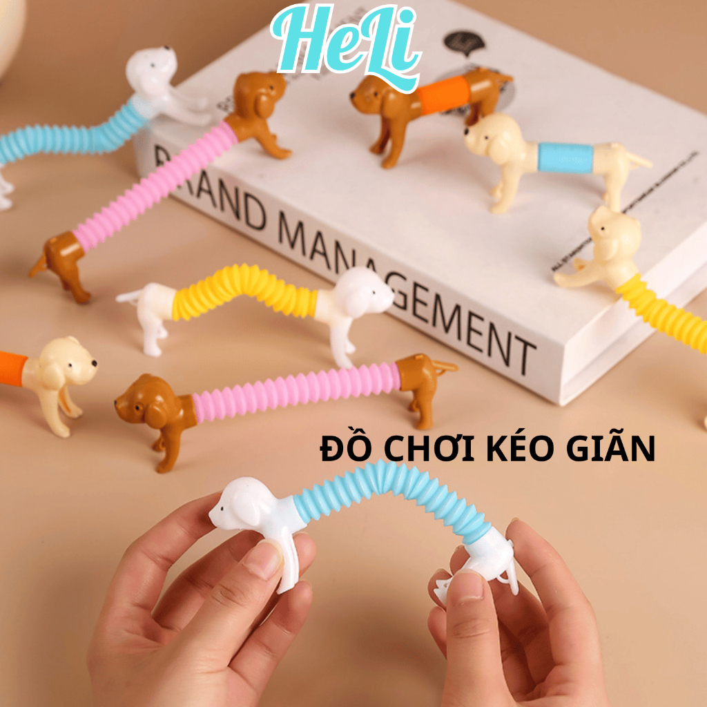 SET 3 ĐỒ CHƠI KÉO GIÃN HÌNH CHÚ CHÓ XÃ STRESS VUI NHỘN, ĐỒ CHƠI CHO BÉ