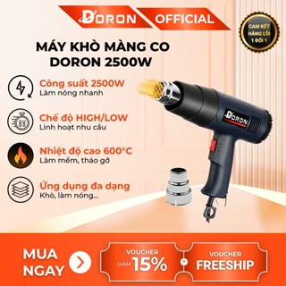 Máy khò nhiệt DORON 2500W đa năng bọc giỏ quà, dán decal, đóng seal