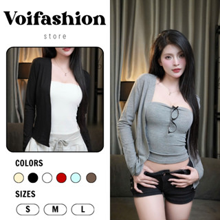[MUA 2 GIẢM 15K] Áo Cardigan Dáng Dài Form Ôm Body Mặc Siêu Tôn Dáng Voifashion