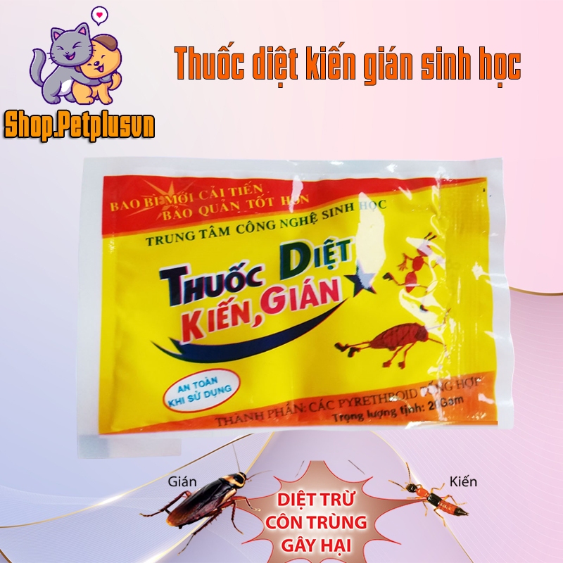 Combo 5 Gói Thuốc Diệt Kiến Gián Sinh Học Tận Gốc - Thuốc Diệt Côn Trùng An Toàn