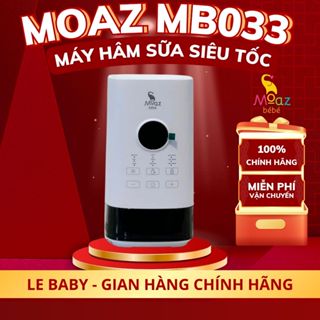  Máy hâm sữa siêu tốc thông minh Moaz bebe MB033 | Hâm nhanh - rã đông - giữ ấm | Bảo hành 12 tháng 
