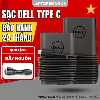 Sạc Laptop DELL Type C 65W 90W 130W - sạc Dell Chân Type C Oval - Sạc Dell Chính Hãng BH 24 Tháng